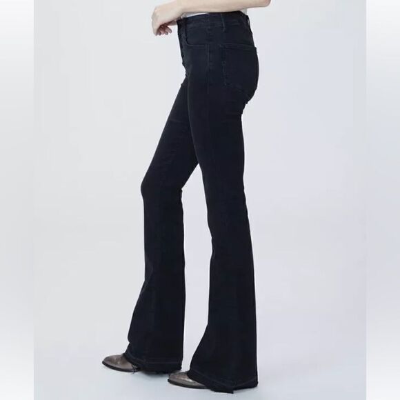 Paige Manhattan Dark Wash Boot Cut Denim - Picture 1 of 9